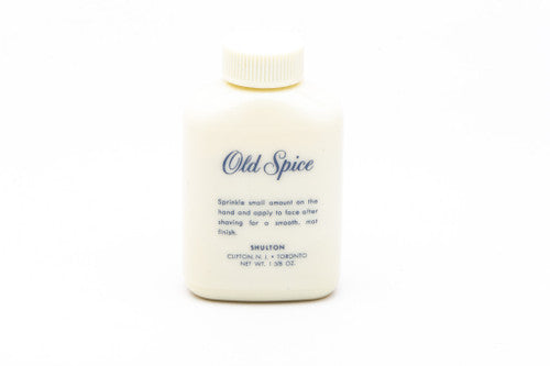 1950's Old Spice Talcum After Shave Talcum Powder