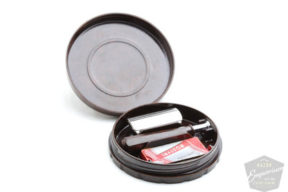 Swing Double Edge Safety Razor Set with Brown Case