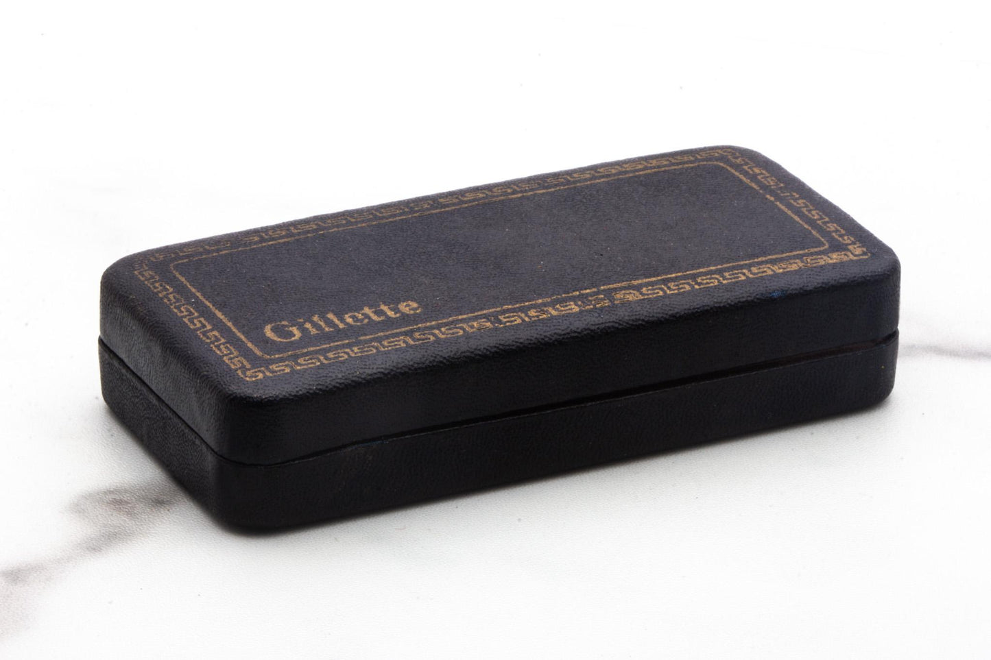 1930's Gillette Ball End Long Comb "NEW" Double Edge Safety Razor Set | Factory Nickel Revamp