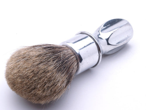 Vintage Restored Best Badger Shaving Brush | Metal Handle