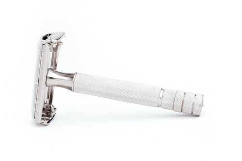 1950 V3 Gillette Super Speed Double Edge Safety Razor | Factory Nickel Revamp