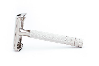 1950 V3 Gillette Super Speed Double Edge Safety Razor | Factory Nickel Revamp
