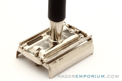 1986 Gillette Black Handle Super Speed Safety Razor G3
