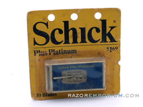 Schick DE Plus Platinum - New Old Stock (NOS) Razor Blades
