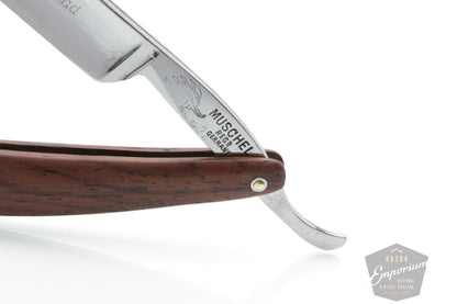 5/8" Muschel German Hollow Ground Straight Razor Wooden Scale