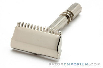 1930s Gem Micromatic TTO Single Edge Safety Razor Factory Nickel