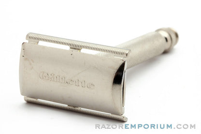 1966 Gillette Ball End Tech Double Edge Safety Razor - L4