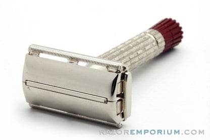 1961 Gillette Red Tip Heavy Super Speed Safety Razor G1