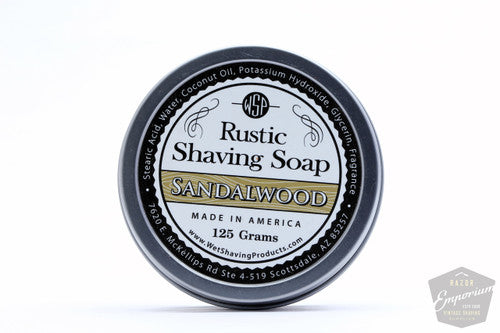 WSP Rustic Shaving Soap - Sandalwood