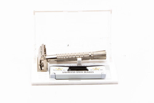 1966 L2 Flare Tip Super Speed DE Safety Razor Set