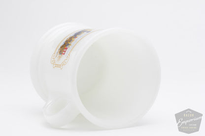 Avon Vintage Milk Glass Shaving Mug | Locomotive