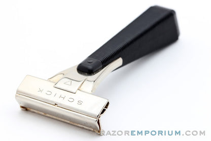 1960's Schick Injector Black Safety Razor with Case