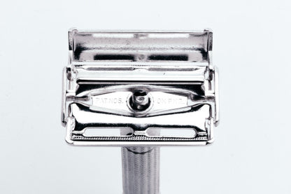 Gillette Aristocrat V3 DE TTO Safety Razor | Rhodium Revamp