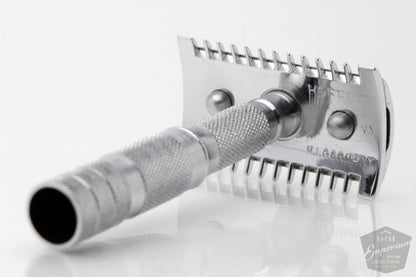 1960's Hoffritz Open Comb Travel Double Edge Safety Razor