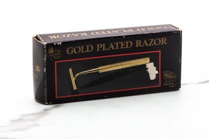 The Captain's Chest | Gold Plated Cartridge Razor