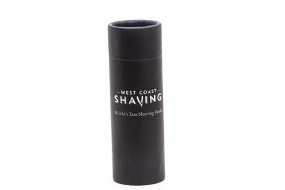 West Coast Shaving Cardboard Brush Tube