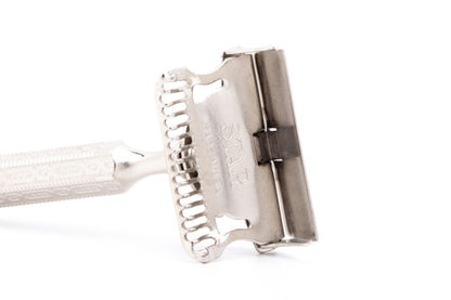 1950's Star Chain Handle Single Edge Safety Razor | Nickel Revamp