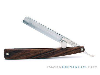4/8" Red Point Utica Knife & Razor Co. Straight Razor w/ Cocobello Wood | Solingen, Germany