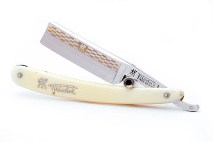 11/16" Friodur 72 Golden Checker by JA Henckels Straight Razor
