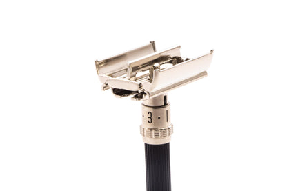 1976 W1 Gillette Super Adjustable 109 Adjustable DE Safety Razor | Factory Nickel Revamp