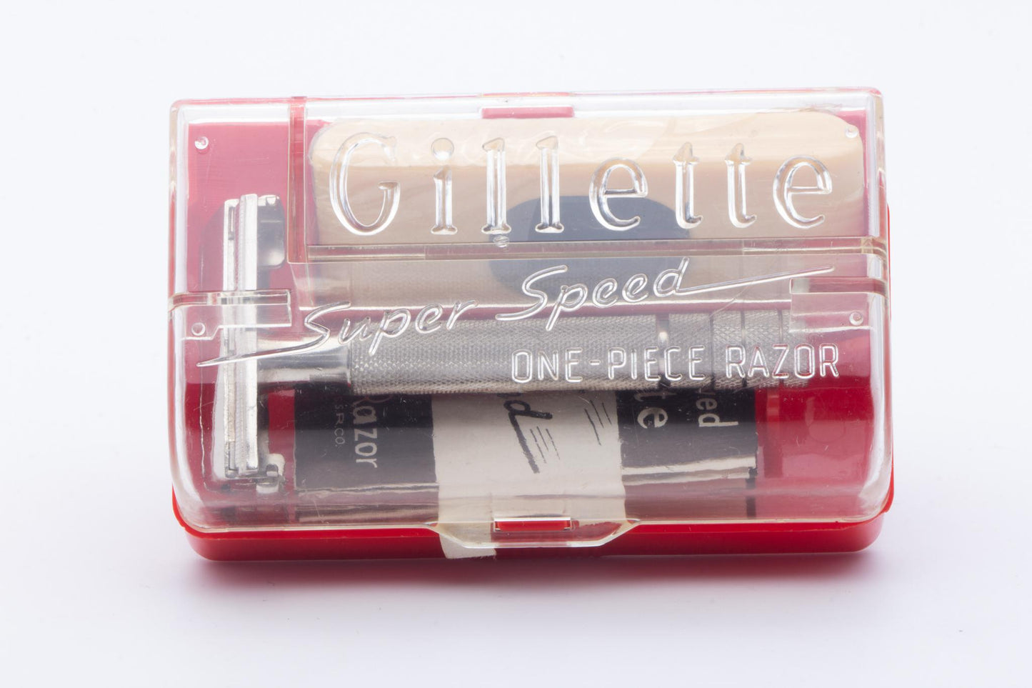 1940's Gillette Super Speed Safety Razor Set with Blade Dispensor & Instructions| Original Condition