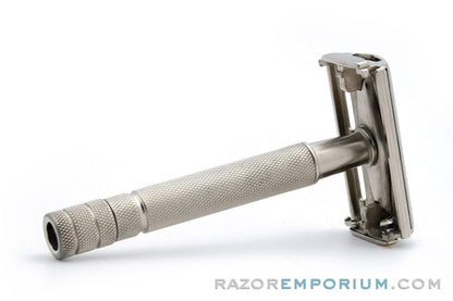 1957 Gillette Super Speed Safety Razor Original Nickel - Good
