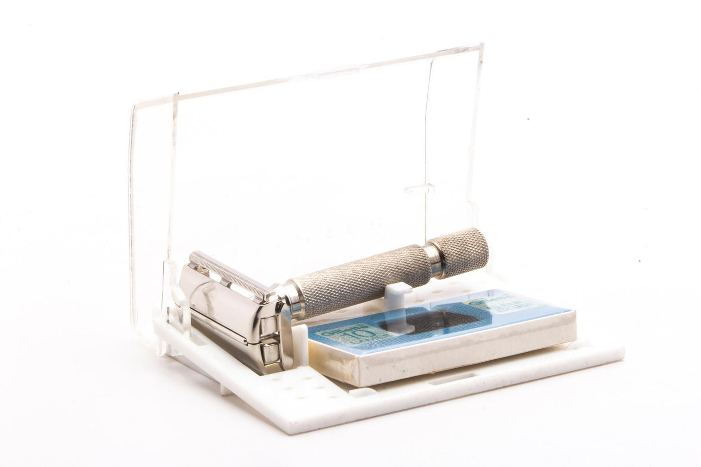 1950's Gillette French Monobloc Double Edge Safety Razor Set | Original Condition