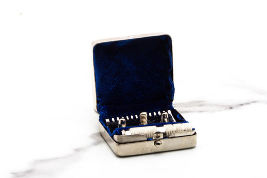 Travel Size Three Piece Open Comb Double Edge Safety Razor | Made In Germany