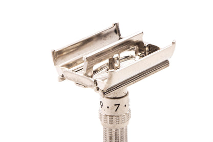 1962 H4 Gillette Slim Adjustable Double Edge Safety Razor | Original Condition