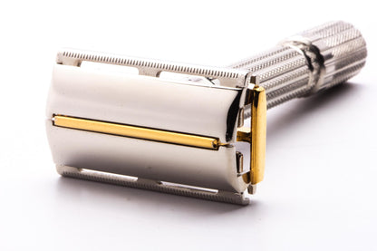 1959 E1 Gillette $1.95 Fatboy Double Edge Safety Razor | Two-Toned Revamp