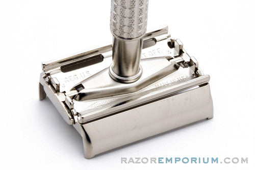 1964 Gillette Flair Tip Super Speed DE Safety Razor - Factory Nickel Revamp