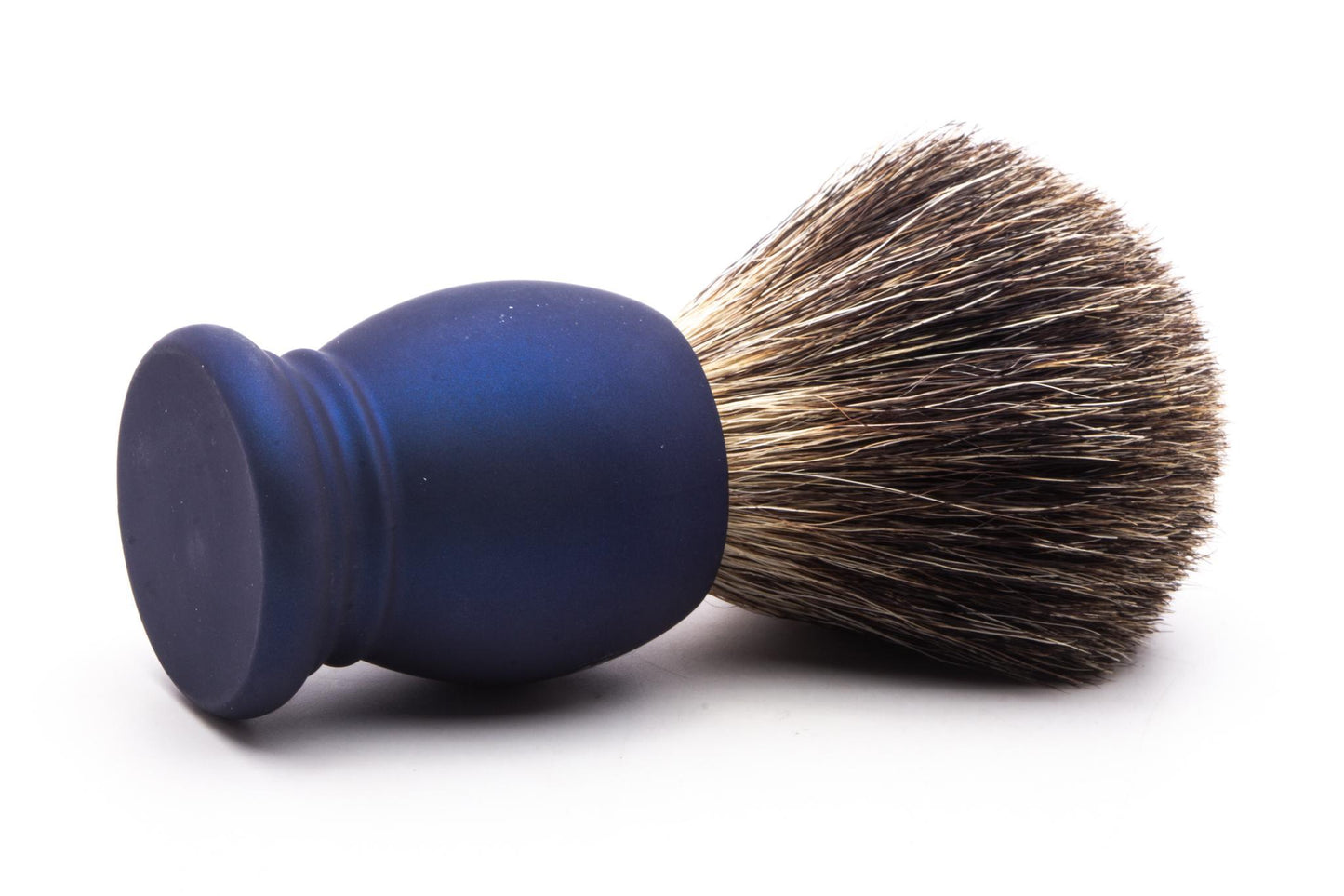 Plisson 1808 |  Night Blue Essential Russian Gray Badger Shaving Brush