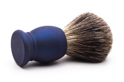 Plisson 1808 |  Night Blue Essential Russian Gray Badger Shaving Brush