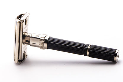 1976 W1 Gillette Super Adjustable 84mm DE Safety Razor | Factory Nickel Revamp