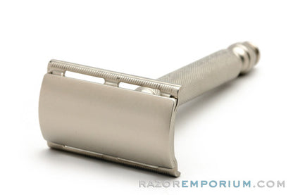 1950's Star Gillette Hybrid DE Safety Razor USA | Factory Nickel Revamp