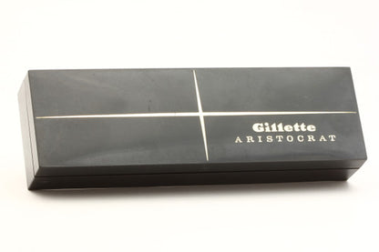 1963 G3 Gold Gillette Slim Adjustable Aristocrat Set Excellent