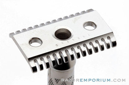 1922 Gillette New Improved Richwood Safety Razor Set | Factory Nickel Revamp