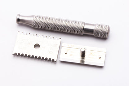 Above the Tie | 2013 M2 Stainless Steel Three Piece Safety Razor