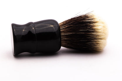 Vintage Restored | Black Handle Shaving Brush with Matching Stand