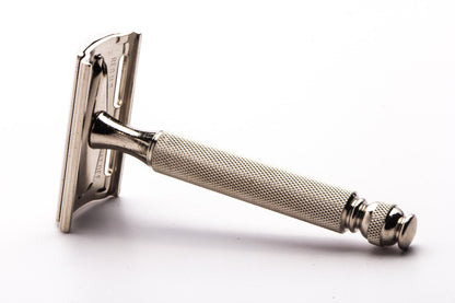 1954 Z1 Gillette Ball End Double Edge Safety Razor | Factory Nickel Revamp