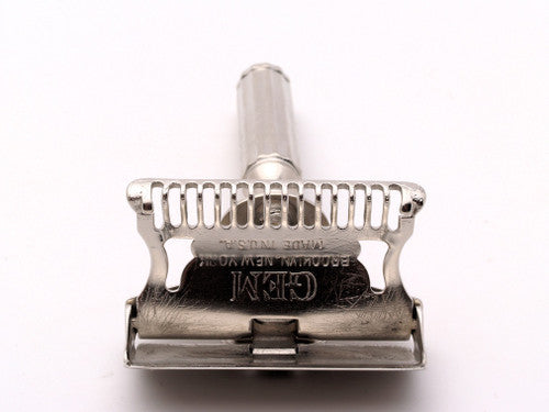 1940's Gem 1912 Style SE Safety Razor | Factory Nickel Revamp