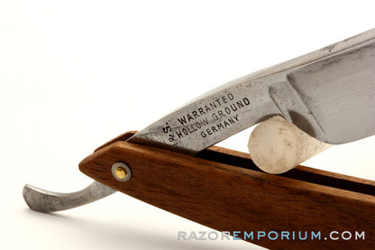 6/8" Warranted Trademark B&S Straight Razor | Germany