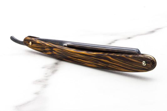 3/16" Vintage Restored Heart Ring Straight Razor