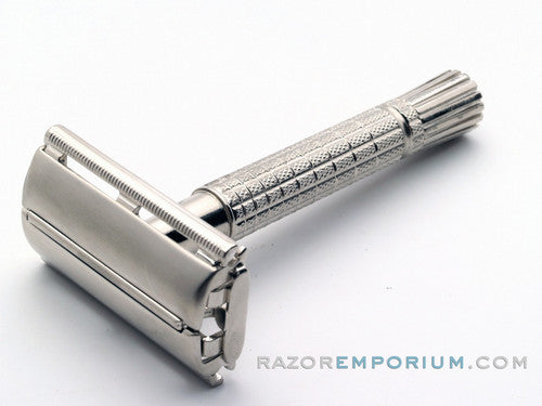 1964 J3 Gillette Flare Tip DE Super Speed Safety Razor |24k Gold Revamp