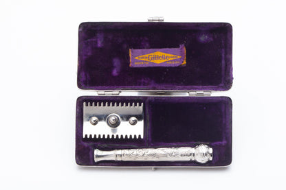 1908 Gillette ABC Pocket Edition Floral Handle | Original Condition