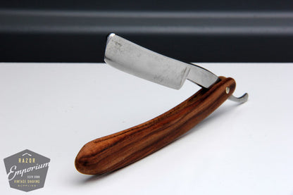 5/8" Half Hollow straight edge razor | w/ Original Wood Scales