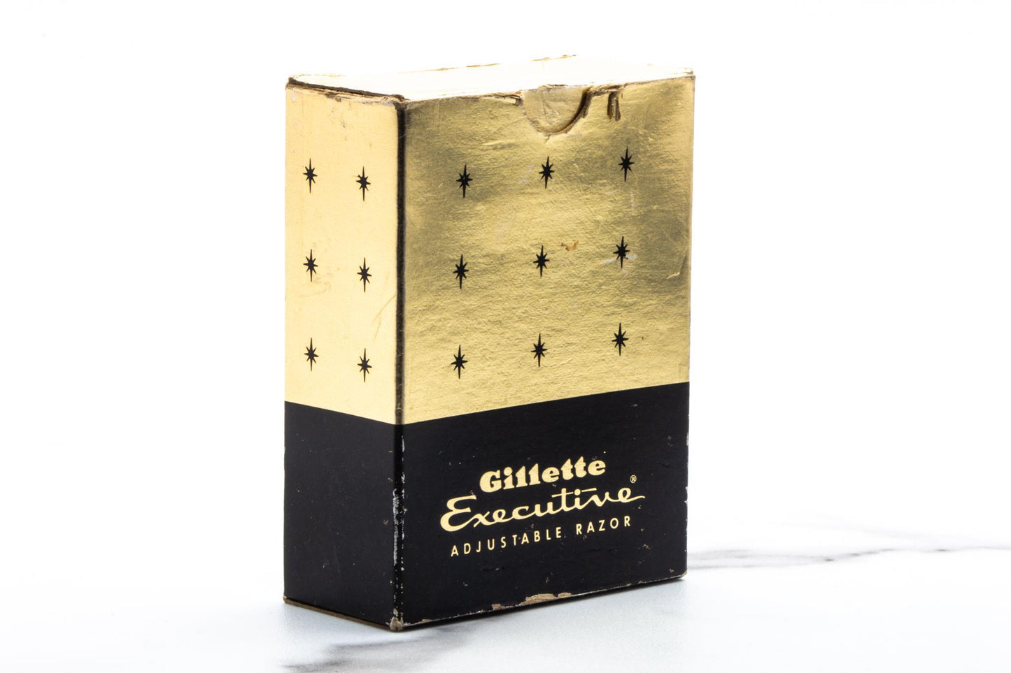 1958 D1 Gillette Executive Fatboy Adjustable Safety Razor Set | Original Condition