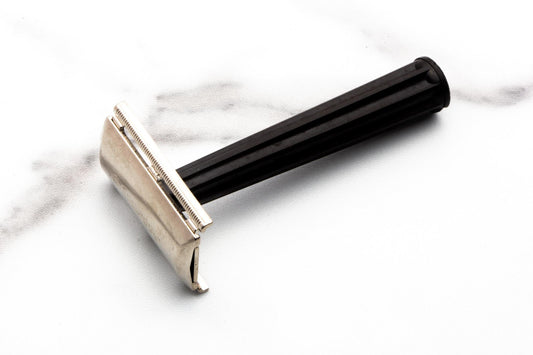 1964 J2 Gillette Ball End Tech Double Edge Safety Razor | Original Condition