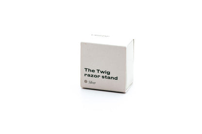 The Twig Razor Stand LEAF | Silver