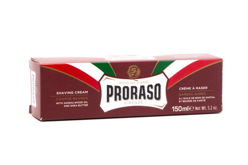 Proraso Shaving Cream | Red Nourish Sandalwood & Shea Butter in Tube